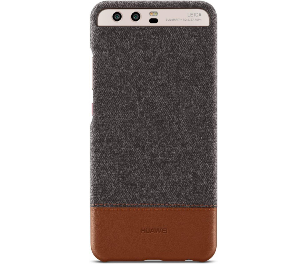 Etui skóra-filc do Huawei P10 brązowe - 352195 - zdjęcie 3